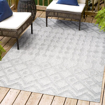 Peralta Moroccan Diamond Indoor/outdoor Area Rug